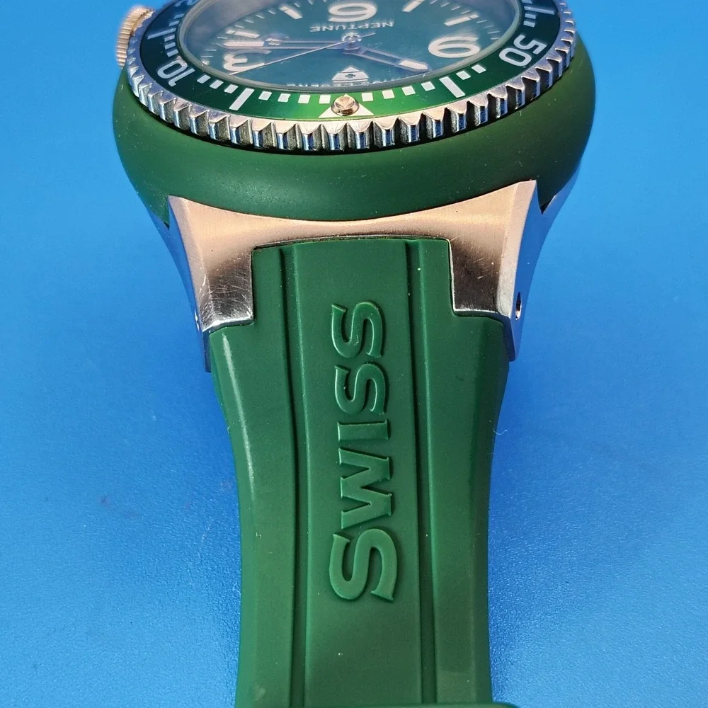 Vintage 2012 Swiss Legends Neptune Pilot Swiss Made 52mm Quartz Watch Restored